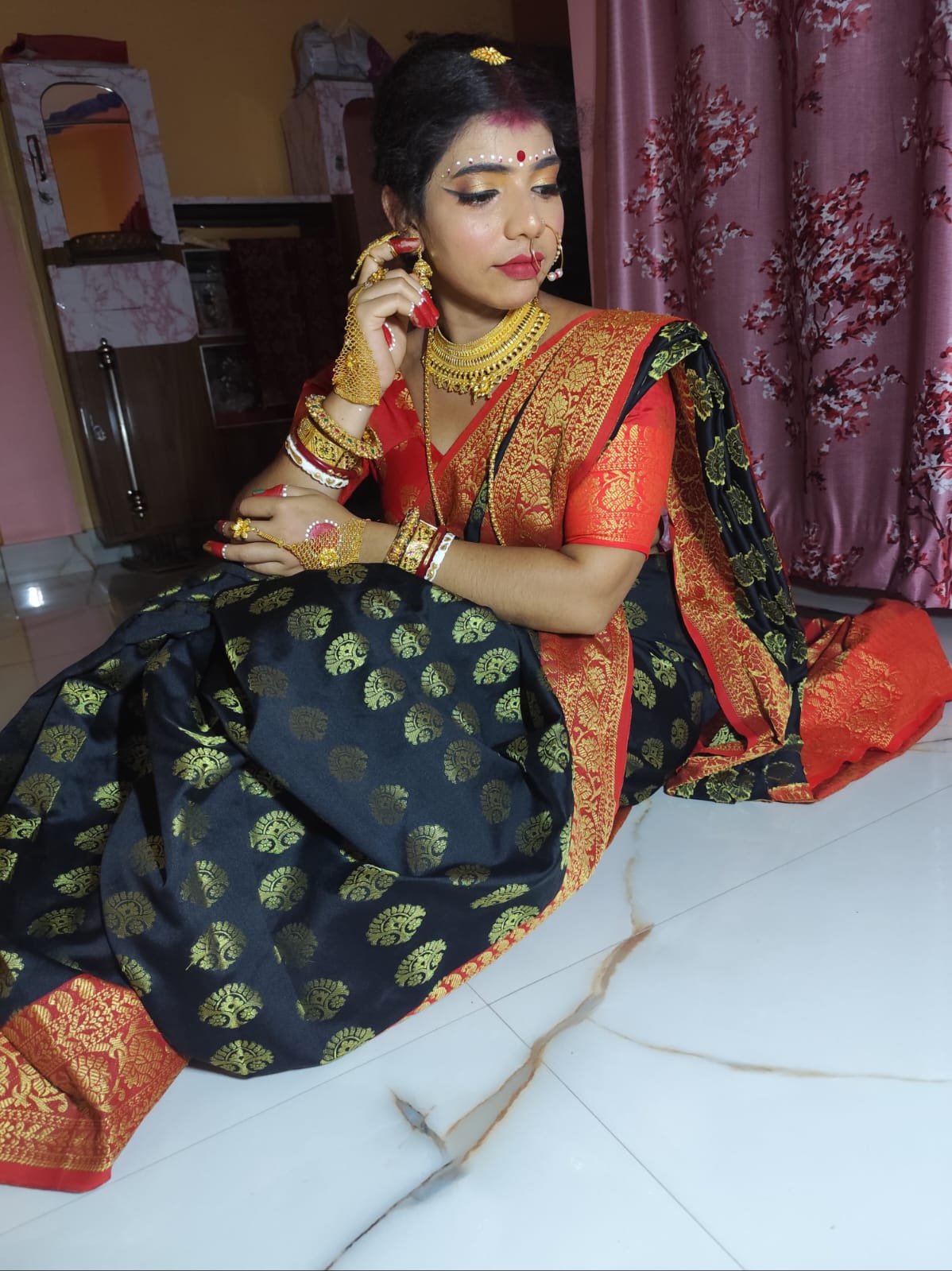 Haldi and Mehendi Makeup Look